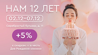 День рождение клиники на Серебристом бульваре, 11